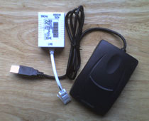 ADSL, modem and filter