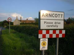 Arncott in Oxfordshire