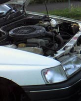 A car enghine, vehicle breakdown and car recovery in the UK