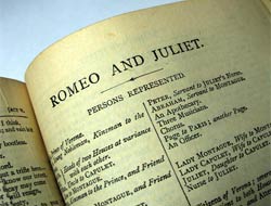 Shakespeare, Romeo and Juliet