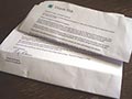 Banks send out too many letters