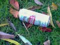 People who throw rubbish out of their car